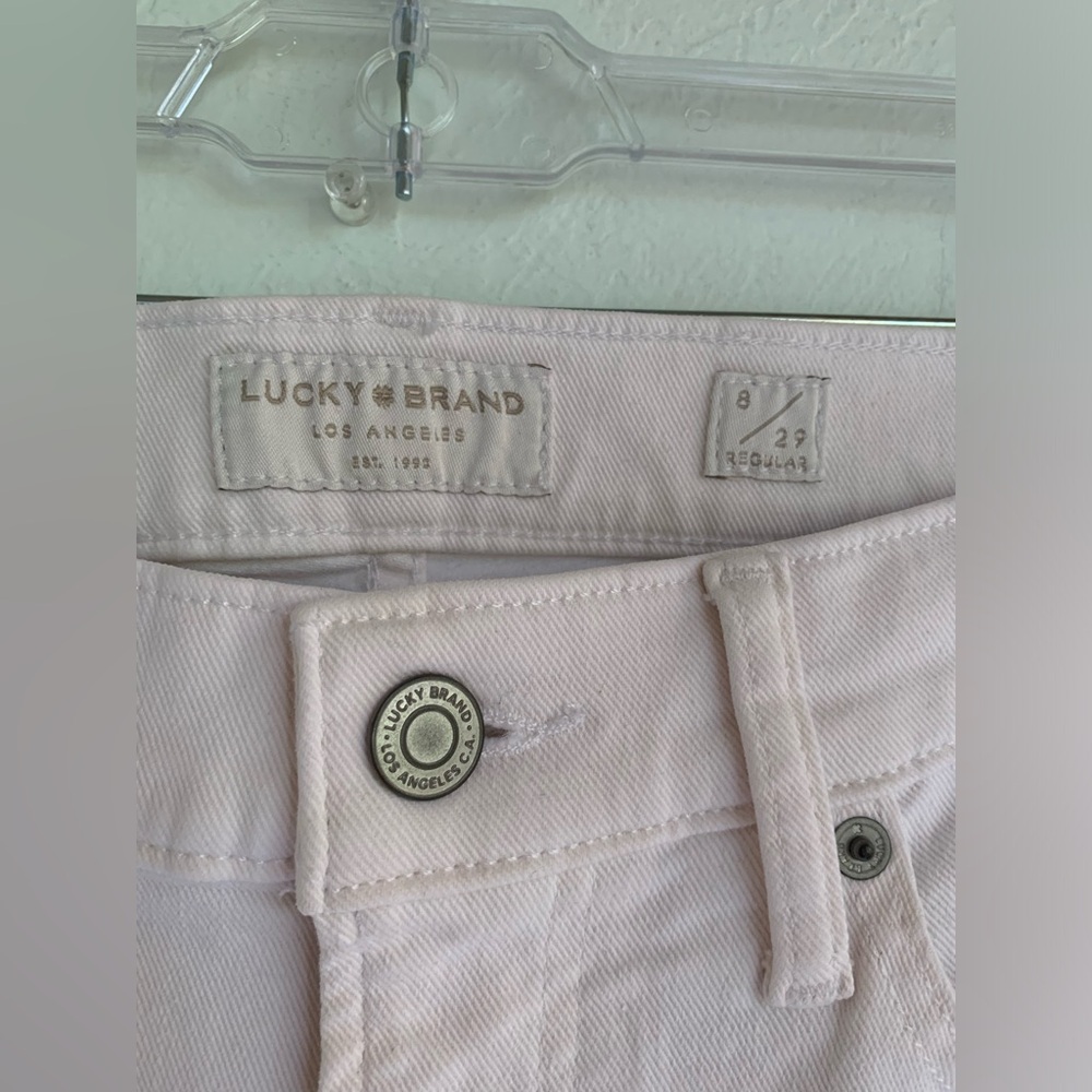 🍀 Lucky brand sweet boot white jeans 🍀 - Picture 6 of 11